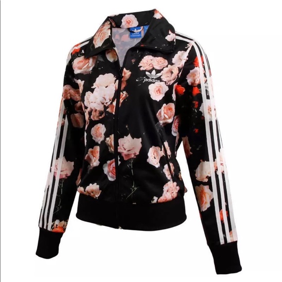 adidas originals floral jacket